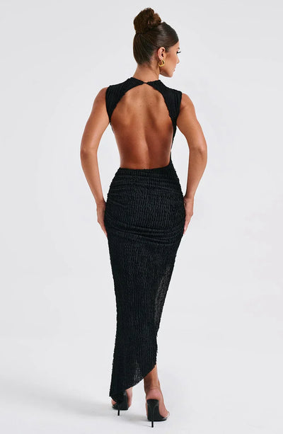 CAPRI MIDI DRESS – BLACK