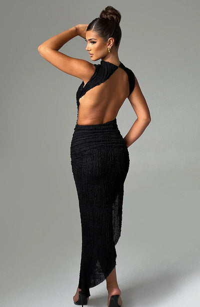 CAPRI MIDI DRESS – BLACK
