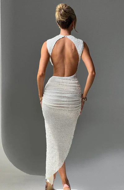 CAPRI MIDI DRESS – IVORY