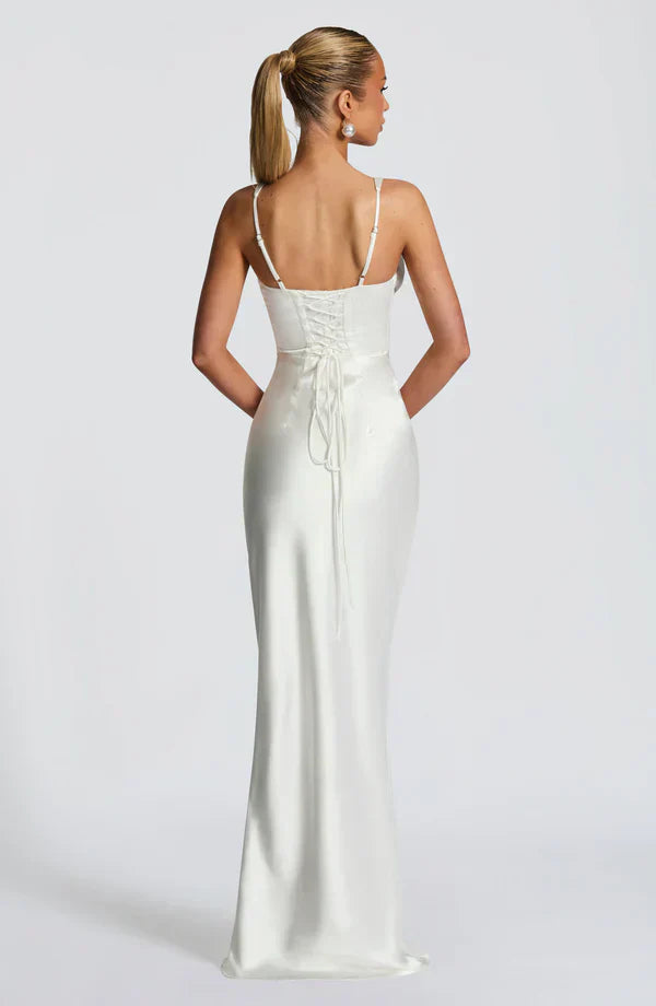 ALINA MAXI DRESS – IVORY