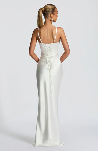 ALINA MAXI DRESS – IVORY