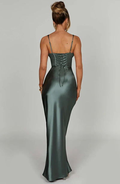 ALINA MAXI DRESS – SAGE